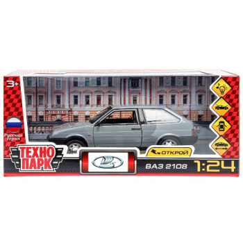 LADA ваз 2108 свет-звук 16,7см, серый Технопарк 