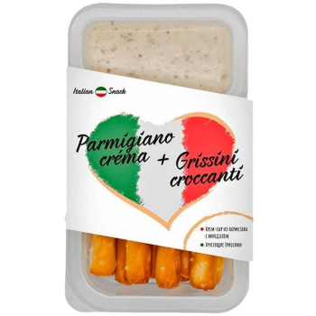 Сыр-крем Italian Snack Пармезан миндаль БЗМЖ, 50г