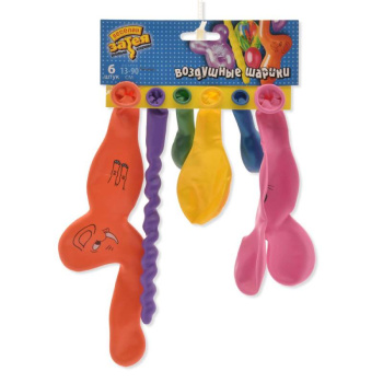 Н-р шаров фигурный ассорти №2 6шт 1111-0365