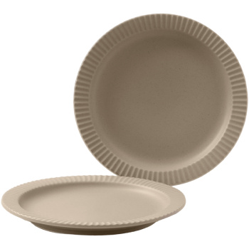 Набор тарелок Magistro «Jarwah Lausanne» 21,3см бежевый, 2шт