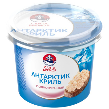 Паста из морепродуктов Антарктик-Криль подкопченная Санта Бремор, 150г