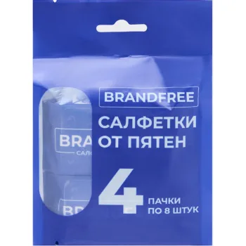 Салфетки влажные Brandfree для удаления пятен, 32шт