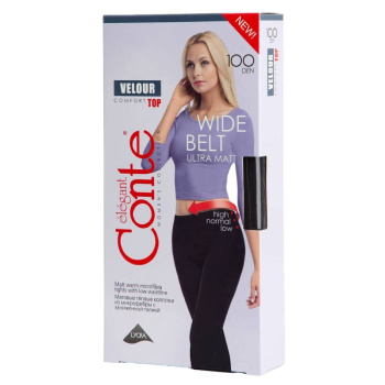 Колготки Conte Elegant VELOUR TOP 100, nero 2