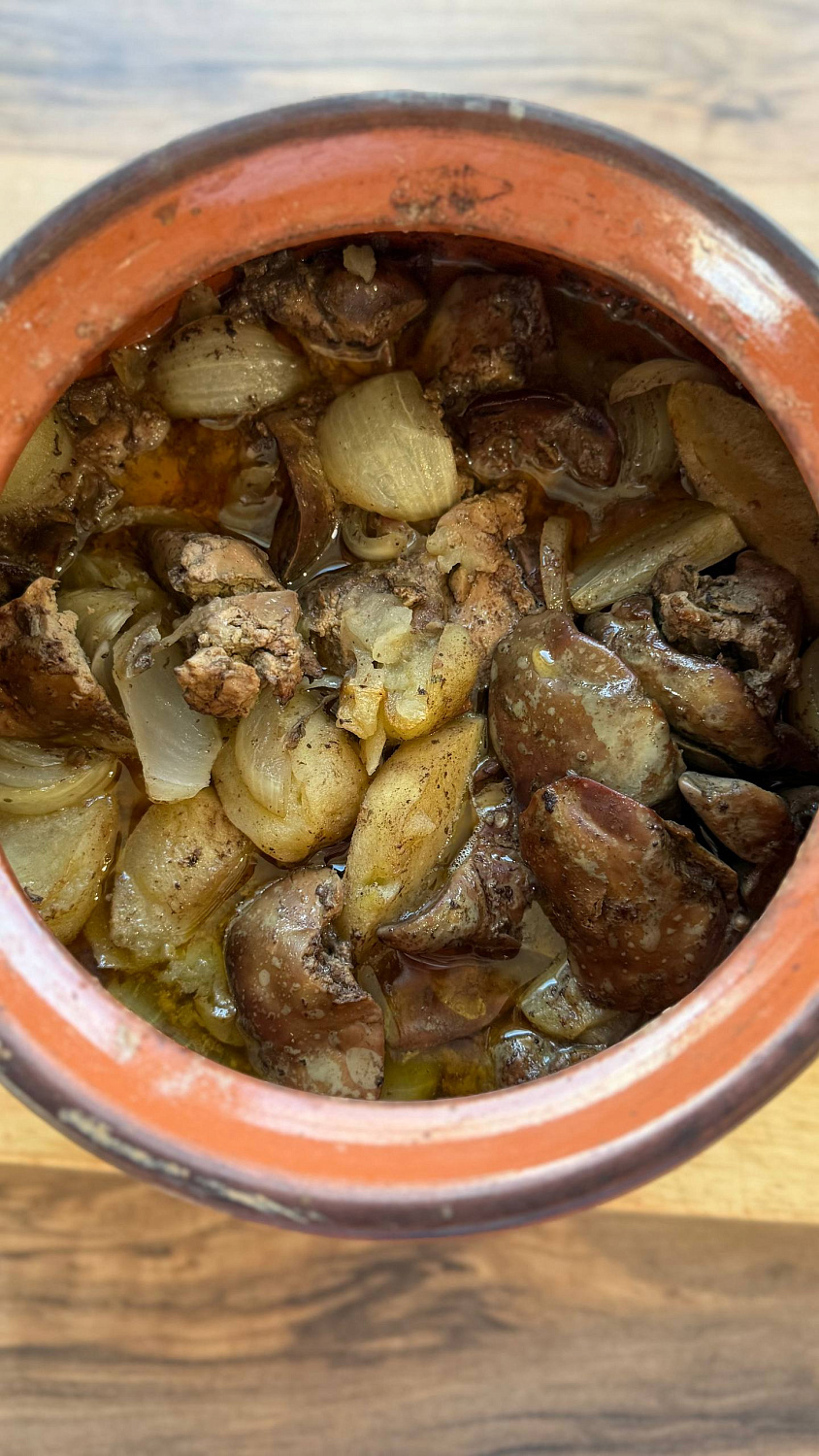 Куриный паштет с яблоком и сливками